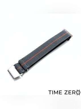 New Grey/Orange M.N. Watch Strap (The Mariner Collection)
